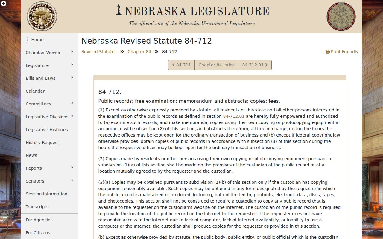 Jefferson County civil court docket Nebraska Public Records Act