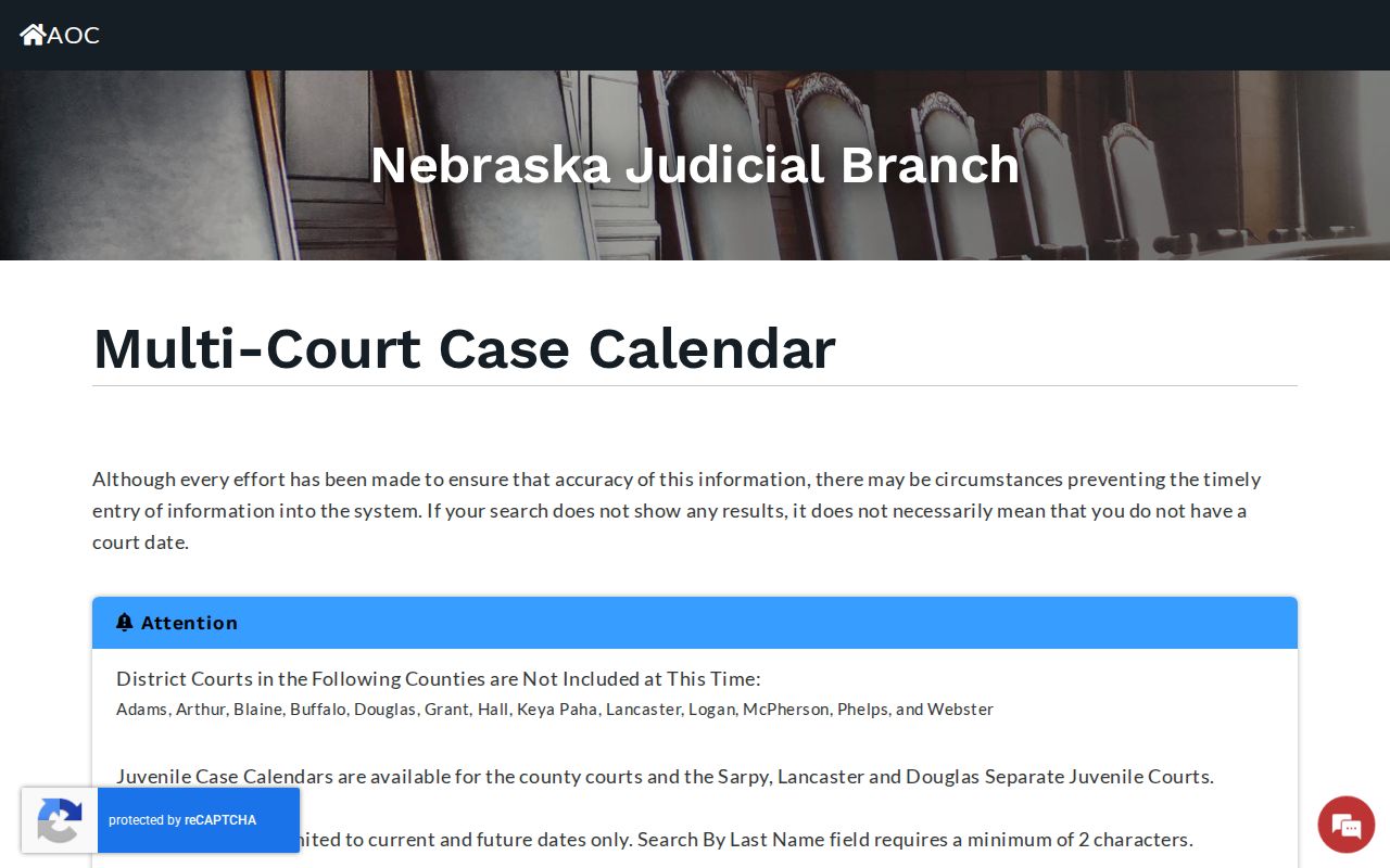 Jefferson County court schedule live calendar date and last-name search