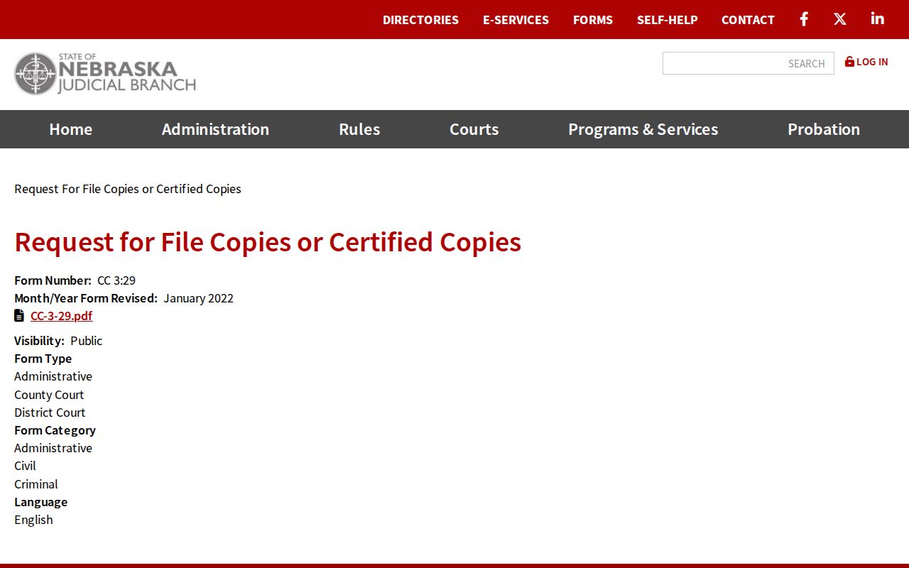 Jefferson County court case records certified-copy request information