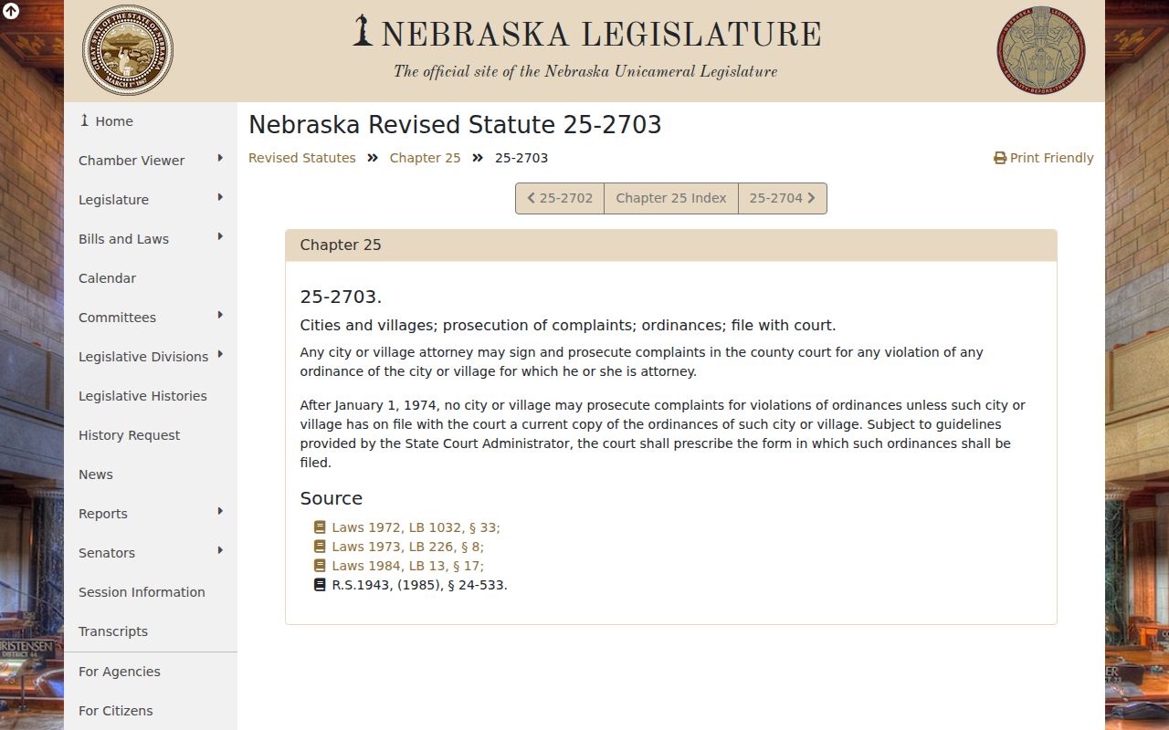 Jefferson County Traffic Court municipal-ordinance prosecution statute